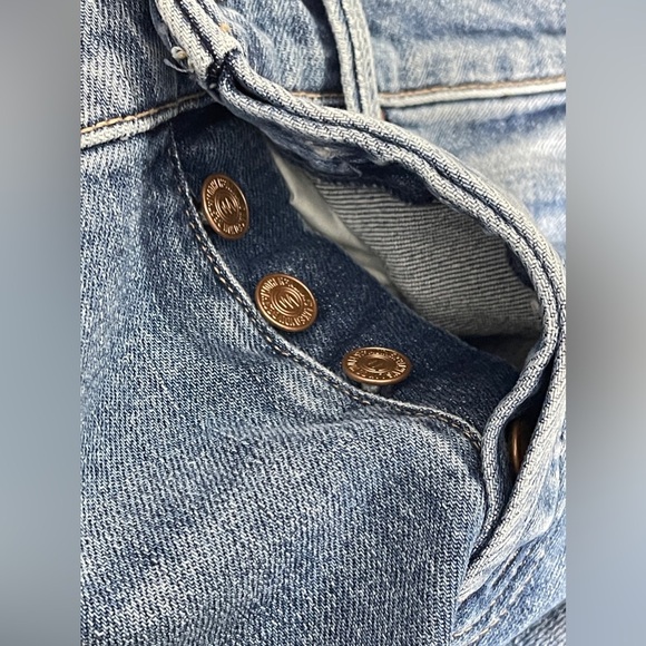 MOTHER The Hiker Hover Straight Leg Jeans Penny For Your Thoughts Button Fly 26 - Picture 9 of 14